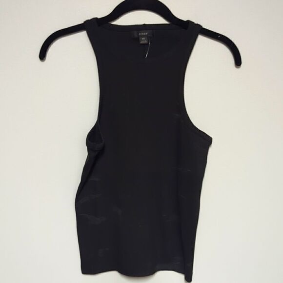 NWT J. Crew Black Tank - Picture 1 of 6